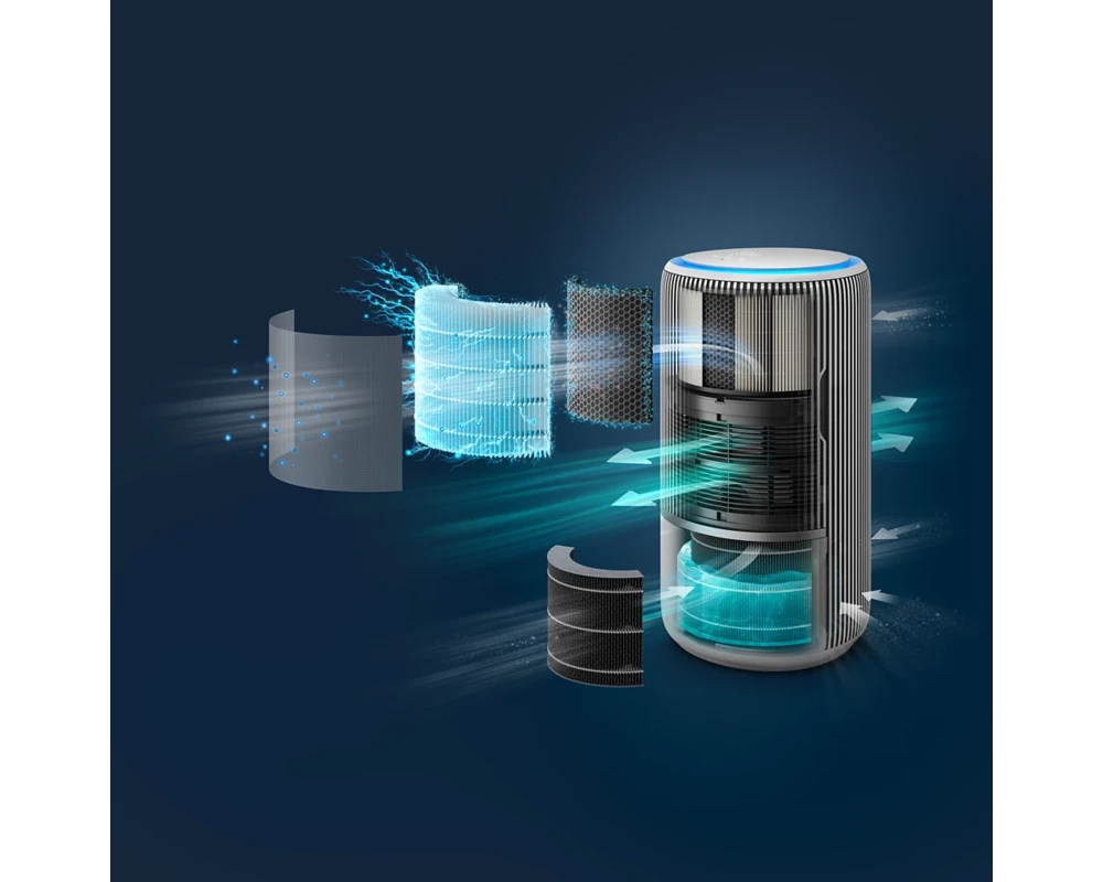 Пречиствател на въздух PHILIPS Purifier and humudifier 2in1 room up to 78 m2 Philips Air+ App 11