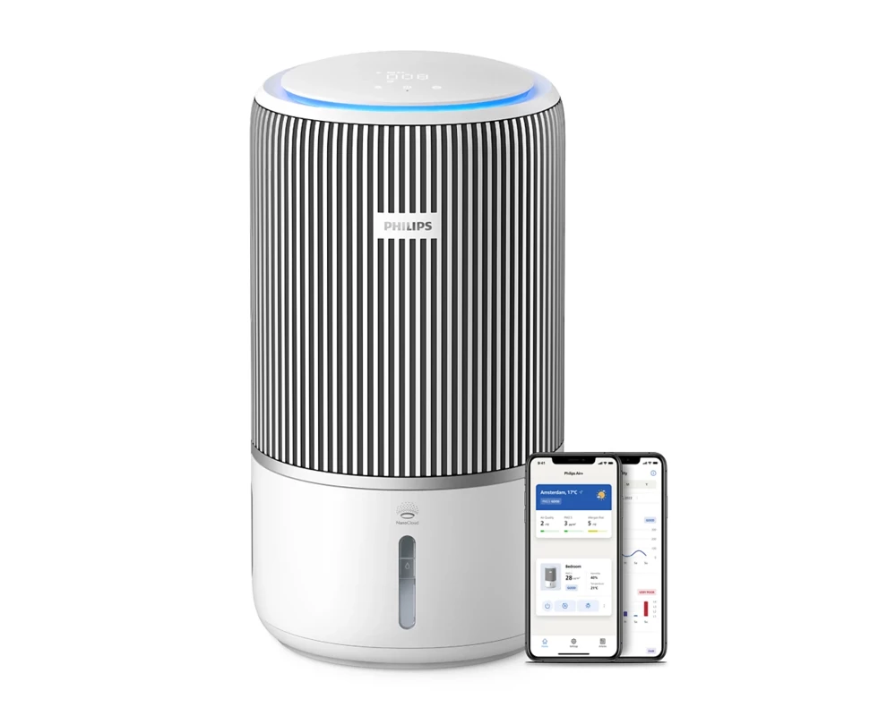 Пречиствател на въздух PHILIPS Purifier and humudifier 2in1 room up to 78 m2 Philips Air+ App 12