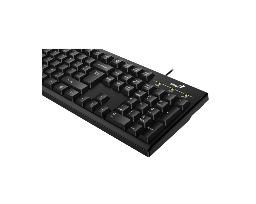 Клавиатура Genius клавиатура кирилизирана Smart Keyboard KB-100 Black - AI 6
