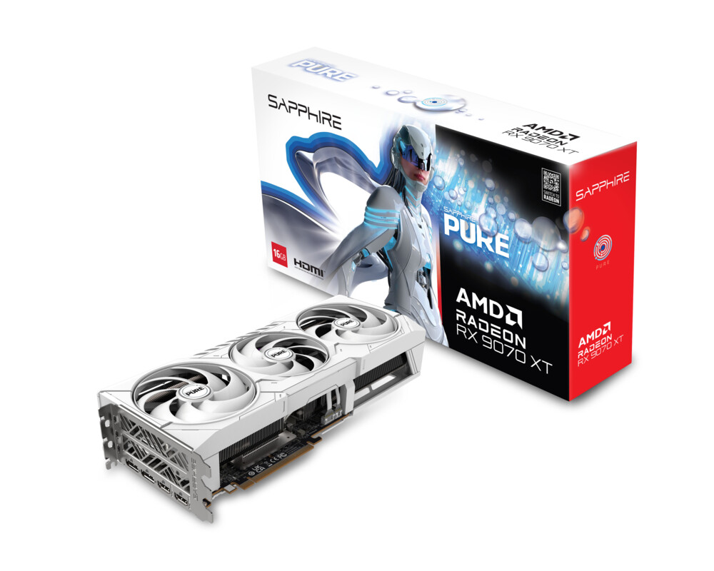 Видеокарта SAPPHIRE PURE AMD Radeon™ RX 9070 XT 2
