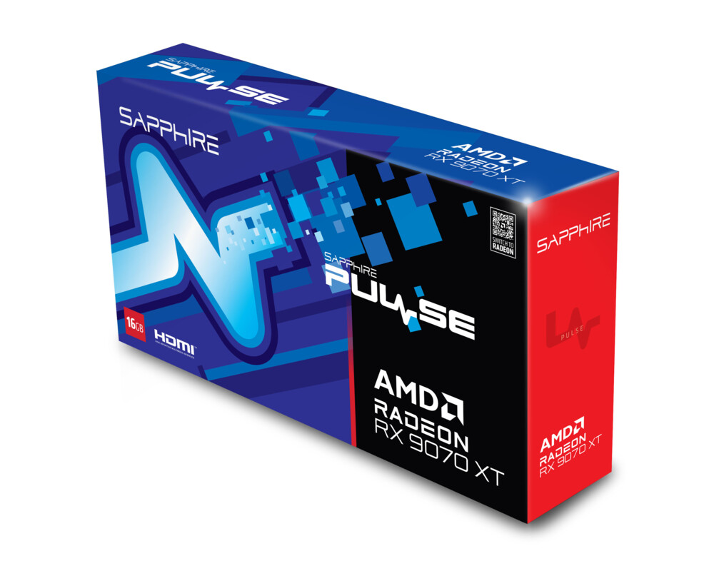 Видеокарта SAPPHIRE PULSE AMD Radeon™ RX 9070 XT 3
