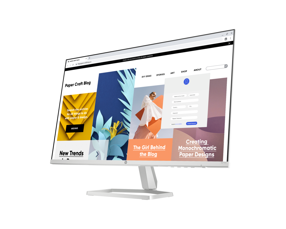 Монитор HP Series 5 27" FHD White Monitor - 527sw 2 Монитор HP Series 5 27" FHD White Monitor - 527sw 2