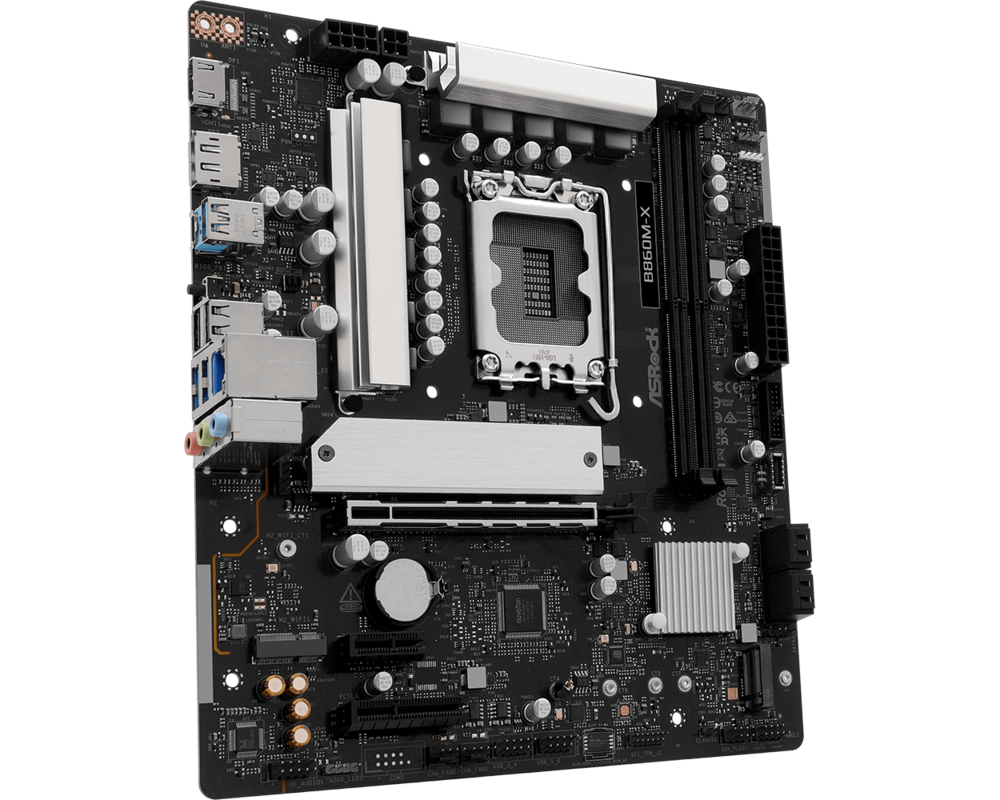 Дънна платка ASROCK B860M-X LGA1851 DDR5 mATX MB 4