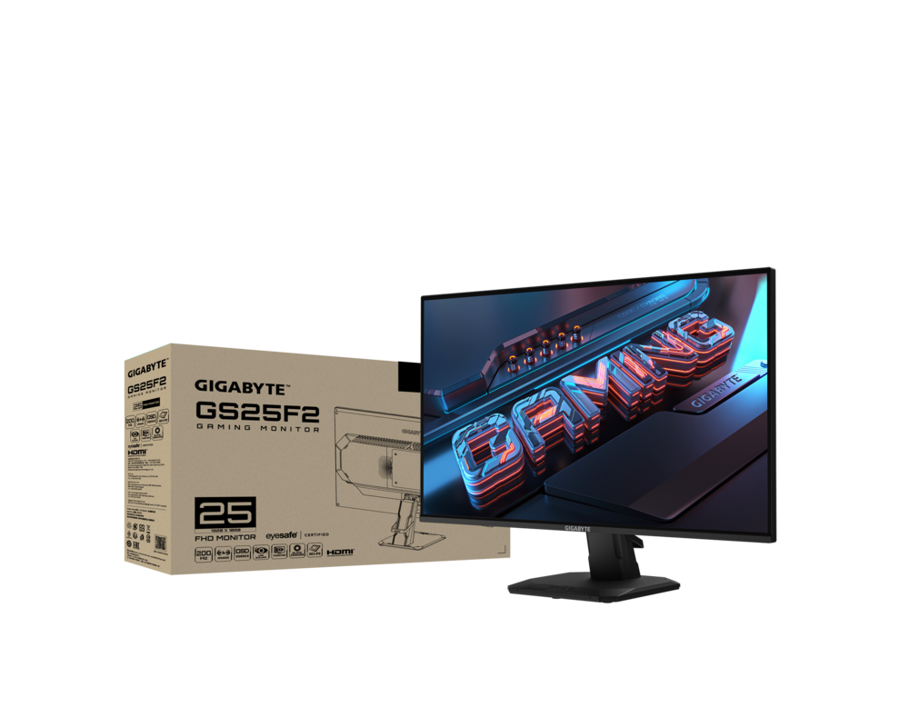 Монитор 24.5" Gigabyte GS25F2, FHD, 200 Hz 12