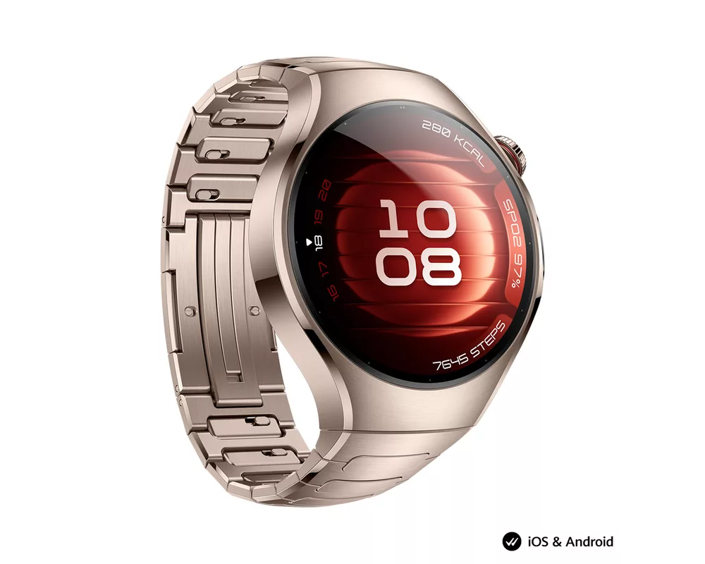 Smart часовник Huawei Watch 5, 42 mm, Sand gold 2