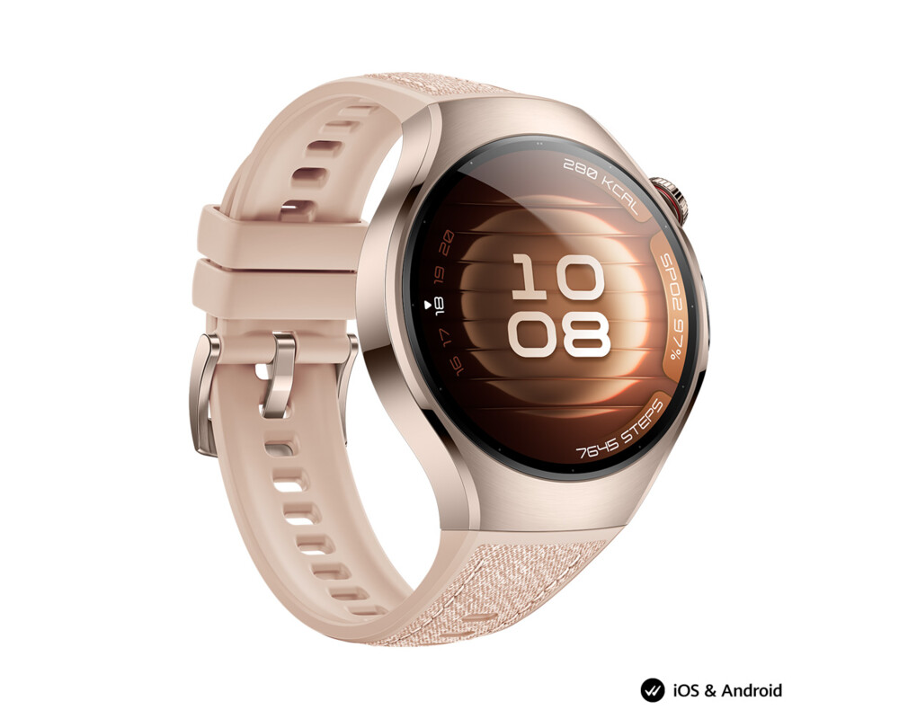 Smart часовник Huawei Watch 5, 42 mm, Stellar beige 2