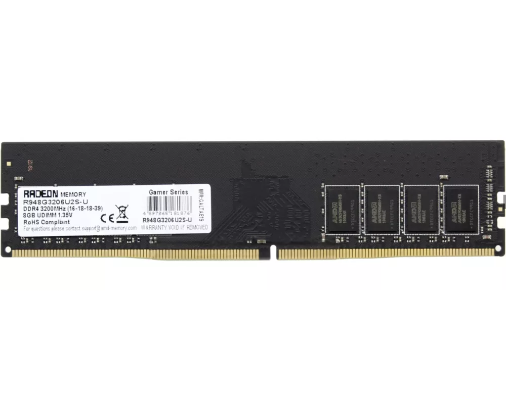 Памет AMD DDR4 8GB 3200MHz Long DIMM 1.35V Ret... 3
