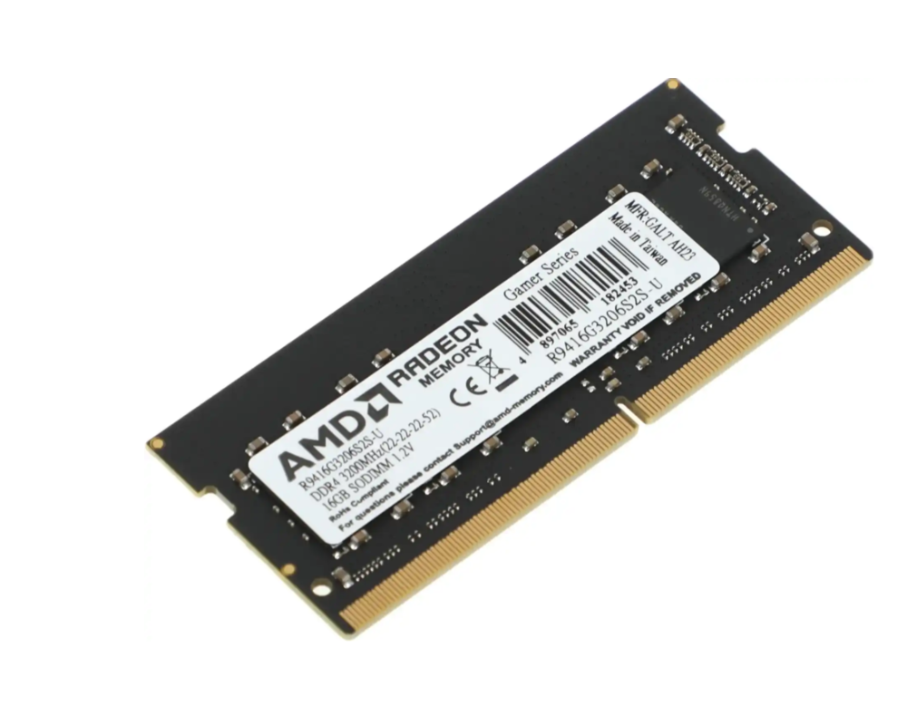 Памет AMD DDR4 16GB 3200Mhz So-DIMM 1.2V Retai... 2