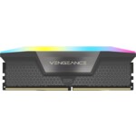 Памет CORSAIR VENGEANCE RGB DDR5 48GB (2 x 24GB) DDR5 6000 CL30-36-36-76 1.40V Intel XMP & AMD EXPO - GREY 3 Памет CORSAIR VENGEANCE RGB DDR5 48GB (2 x 24GB) DDR5 6000 CL30-36-36-76 1.40V Intel XMP & AMD EXPO - GREY 3