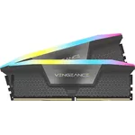 <span>Памет</span> CORSAIR VENGEANCE RGB DDR5 96GB (2 x 48GB) DDR5 6000 CL30-36-36-76 1.40V AMD EXPO & Intel XMP - Grey <span class='catalog-num-in-name'>CMH96GX5M2B6000Z30</span> - 