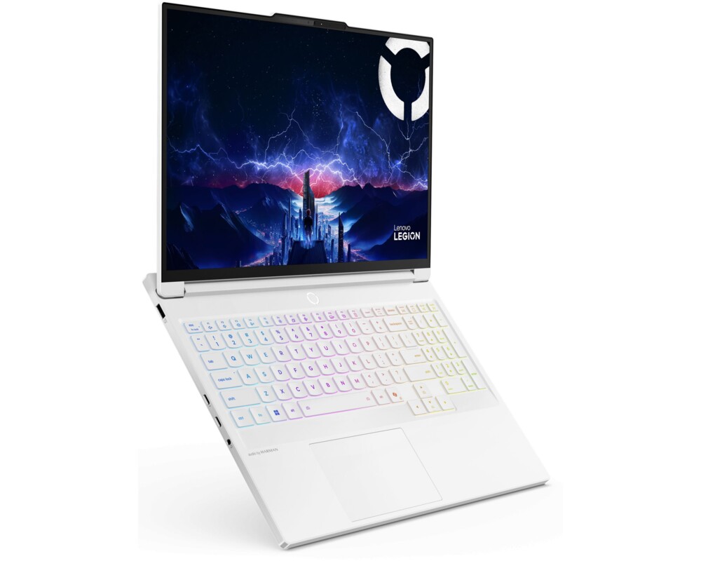 Лаптоп LENOVO Legion 7 Intel Core Ultra 9 275HX 16inch WQXGA OLED 500N 240Hz HDR 32GB DDR5 1TB PCIe RTX5070 8GB W11H Glacier White 13