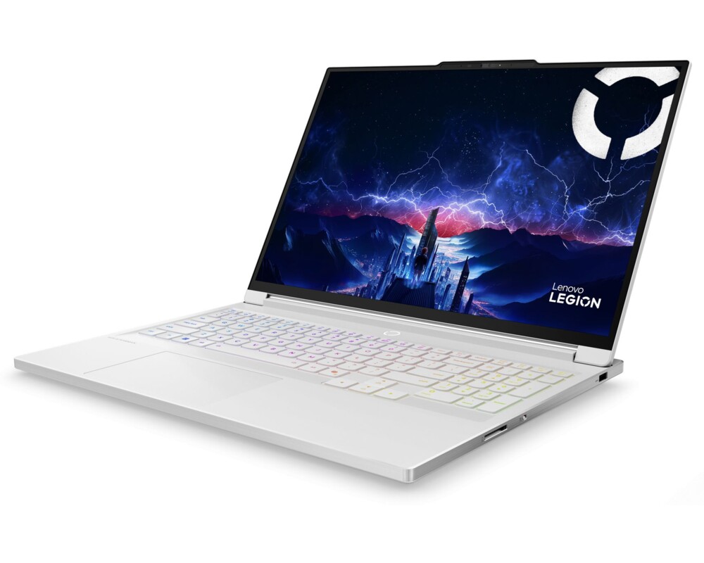 Лаптоп LENOVO Legion 7 Intel Core Ultra 9 275HX 16inch WQXGA OLED 500N 240Hz HDR 32GB DDR5 1TB PCIe RTX5070 8GB W11H Glacier White 3