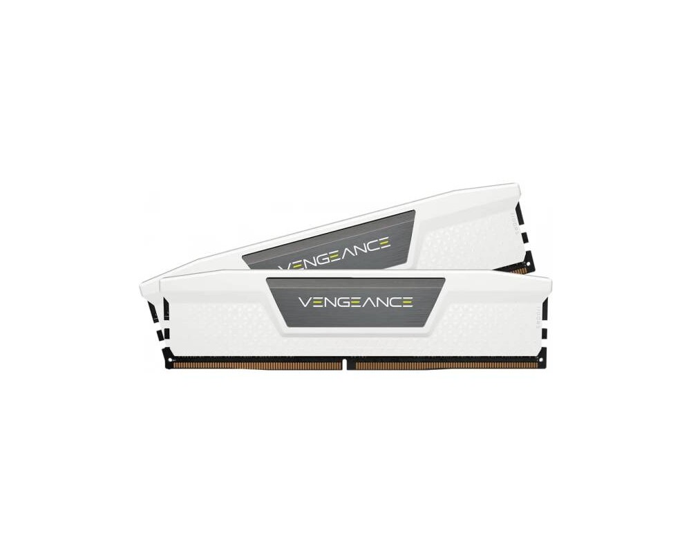 Памет CORSAIR VENGEANCE DDR5 32GB (2 x 16GB) DDR5 6400 CL32-40-40-84 1.40V Intel XMP - WHITE Памет CORSAIR VENGEANCE DDR5 32GB (2 x 16GB) DDR5 6400 CL32-40-40-84 1.40V Intel XMP - WHITE