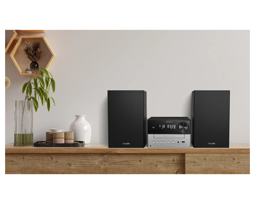 Аудио система PHILIPS Micro music system TAM3205 Bluetooth CD MP3-CD USB FM 18 W 6