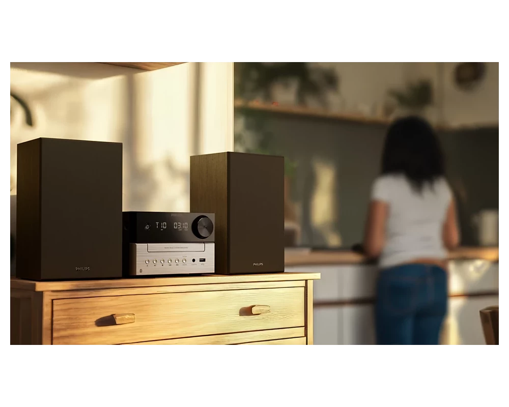 Аудио система PHILIPS Micro music system TAM3205 Bluetooth CD MP3-CD USB FM 18 W 7