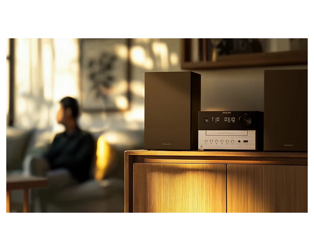 Аудио система PHILIPS Micro music system TAM3205 Bluetooth CD MP3-CD USB FM 18 W 8