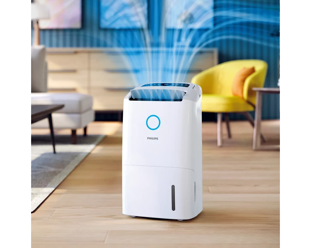 Пречиствател на въздух PHILIPS Dehumidifier and Purifier Series 5000 up to 26l per day for rooms up to 137m2 HEPA NanoProtect 5