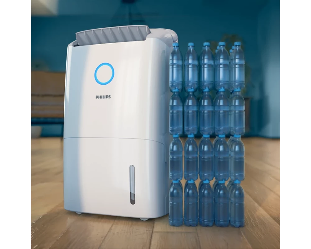 Пречиствател на въздух PHILIPS Dehumidifier and Purifier Series 5000 up to 26l per day for rooms up to 137m2 HEPA NanoProtect 6