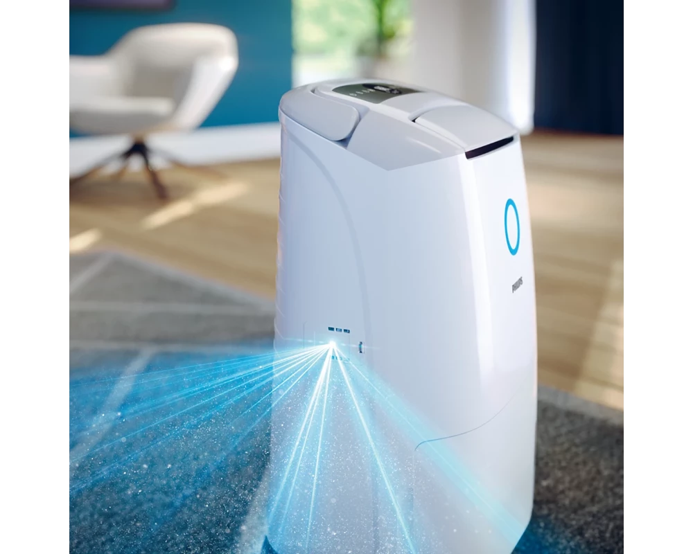 Пречиствател на въздух PHILIPS Dehumidifier and Purifier Series 5000 up to 26l per day for rooms up to 137m2 HEPA NanoProtect 7