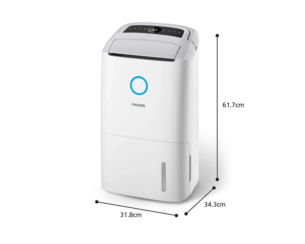 Пречиствател на въздух PHILIPS Dehumidifier and Purifier Series 5000 up to 26l per day for rooms up to 137m2 HEPA NanoProtect 2