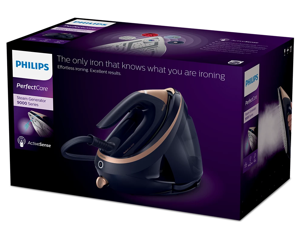 Ютия и парогенератор PHILIPS System iron PerfectCare 9000 series 9 bar ActiveSense Silent Steam safety auto off 4