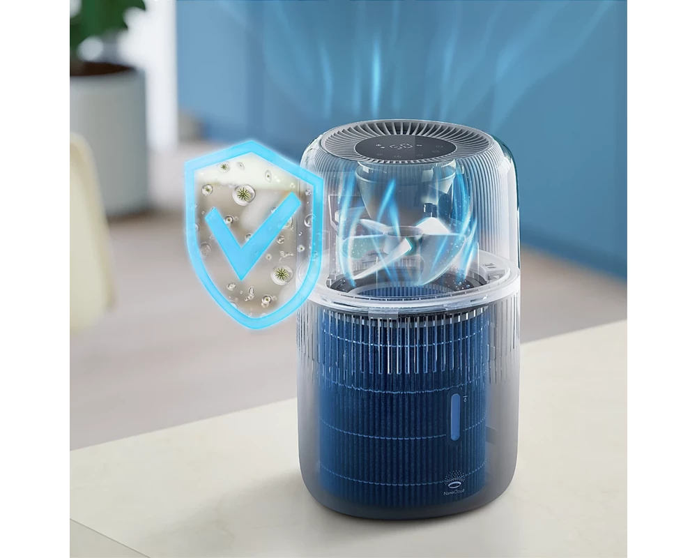 Овлажнител на въздуха PHILIPS Humidifier Series 5000 Up to 56 m2 3 settings black 12