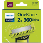 Аксесоар за лична грижа PHILIPS OneBlade replacement blades 2 x 360 Blades and 1 Body Kit 3 Аксесоар за лична грижа PHILIPS OneBlade replacement blades 2 x 360 Blades and 1 Body Kit 3