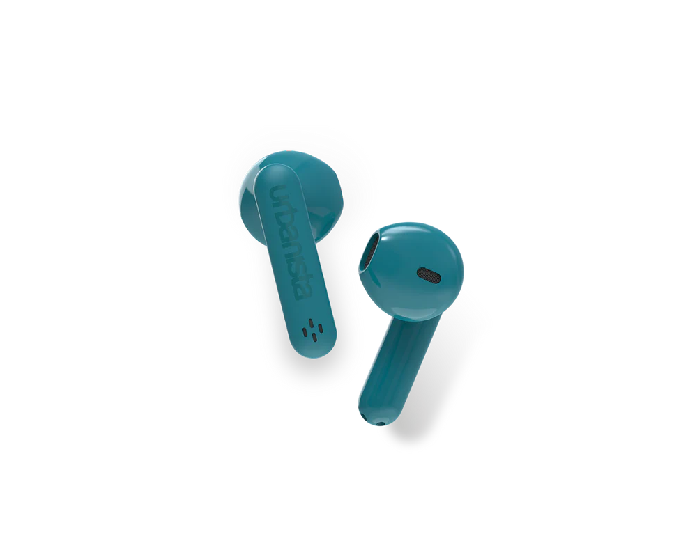 Слушалки URBANISTA AUSTRIN Bluetooth earphones black 20 hours total playtime Touch controls green 5
