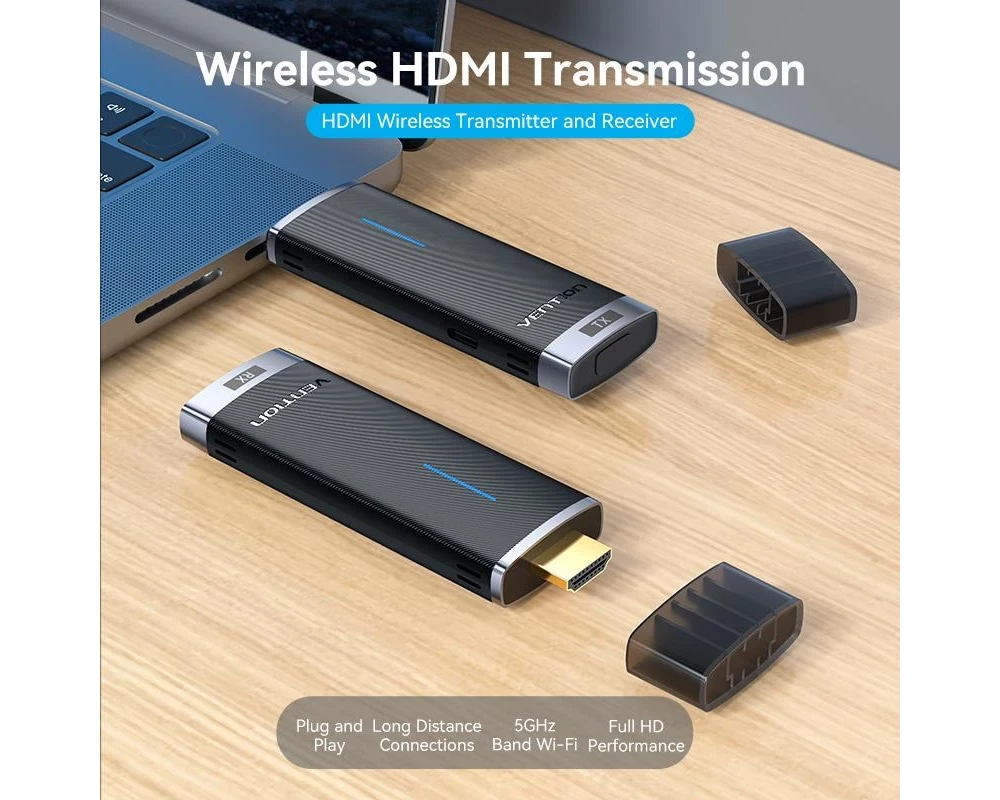TV тунер/видео устройство Vention безжичен трансмитер Wireless HDMI Transmitter - ADCB0 4