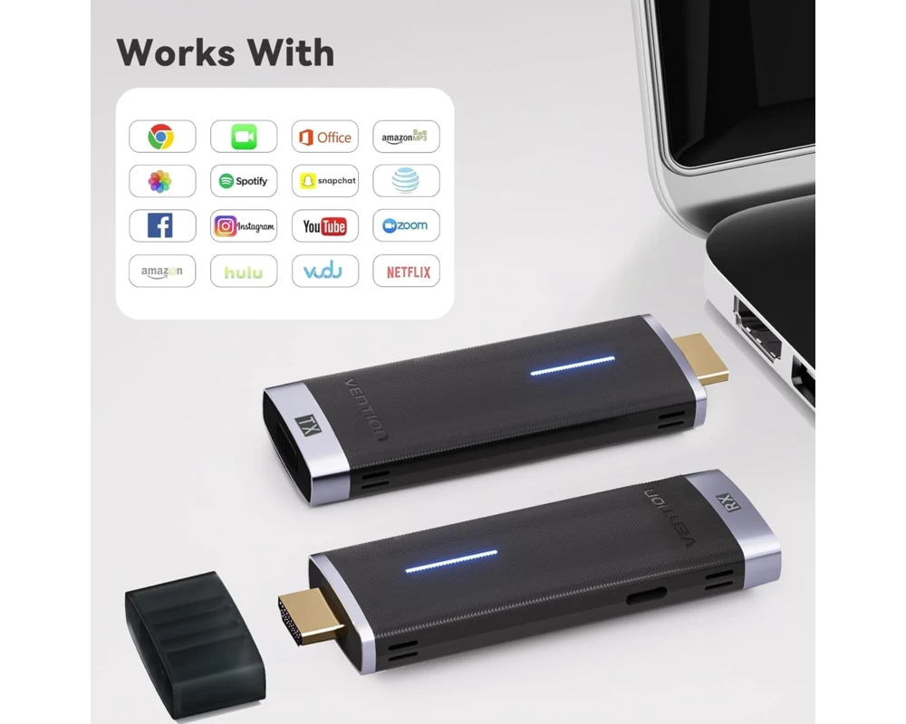 TV тунер/видео устройство Vention безжичен трансмитер Wireless HDMI Transmitter - ADCB0 3