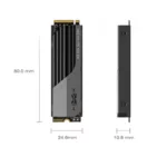 SSD Silicon Power XS75 4TB SSD PCIe Gen4x4 & NVMe 1.4 4