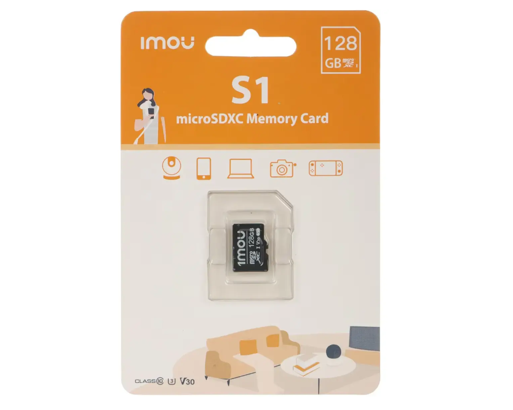 Флаш карта Imou 128GB micro SDHC 3