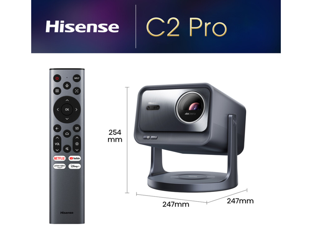 Проектор Hisense C2 Pro Smart mini  Laser Projector 6