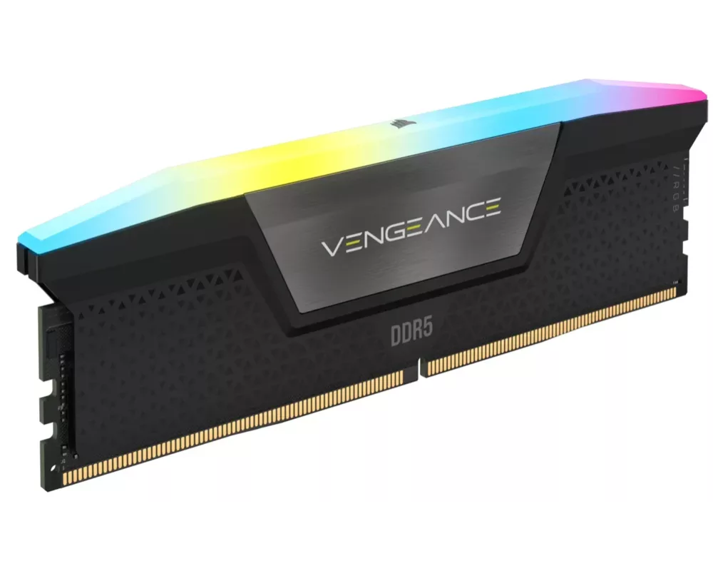 Памет CORSAIR VENGEANCE RGB DDR5 64GB (2 x 32GB) DDR5 6400 CL42-52-52-104 1.35V Intel XMP - BLACK 3