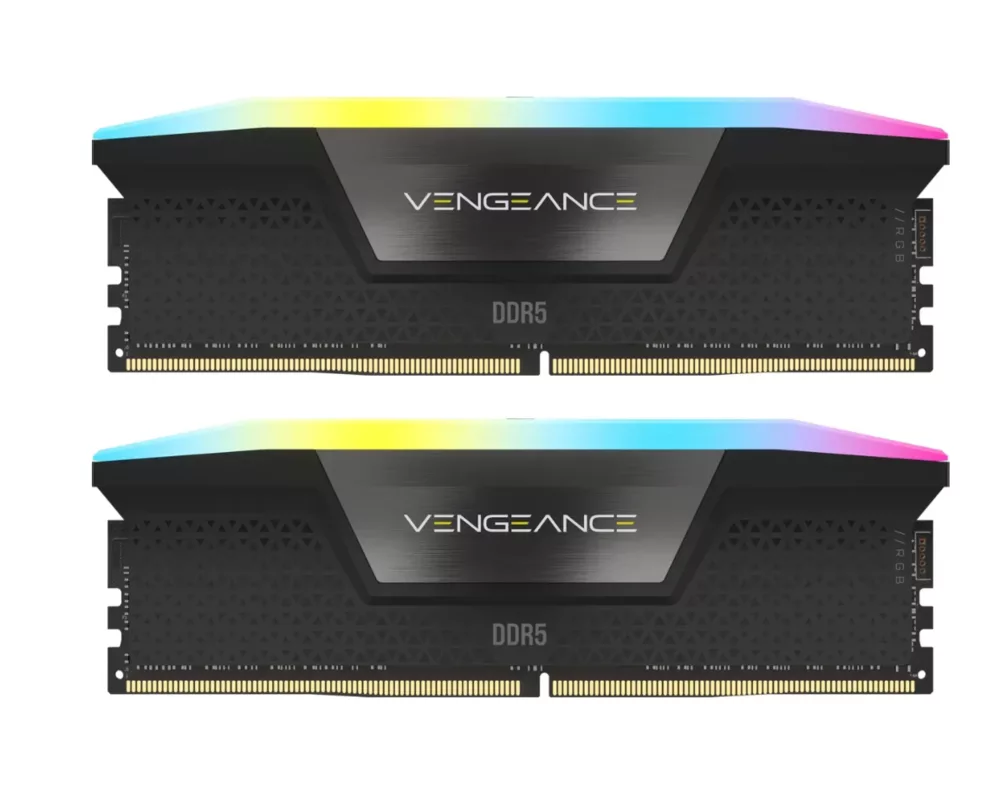 Памет CORSAIR VENGEANCE RGB DDR5 64GB (2 x 32GB) DDR5 6400 CL42-52-52-104 1.35V Intel XMP - BLACK 2
