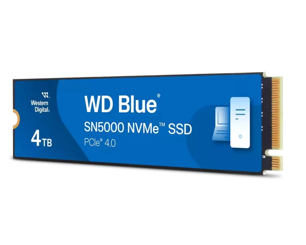 SSD WD Blue SN5000 NVMe SSD 4TB M.2 2280 PCIe Gen4 2