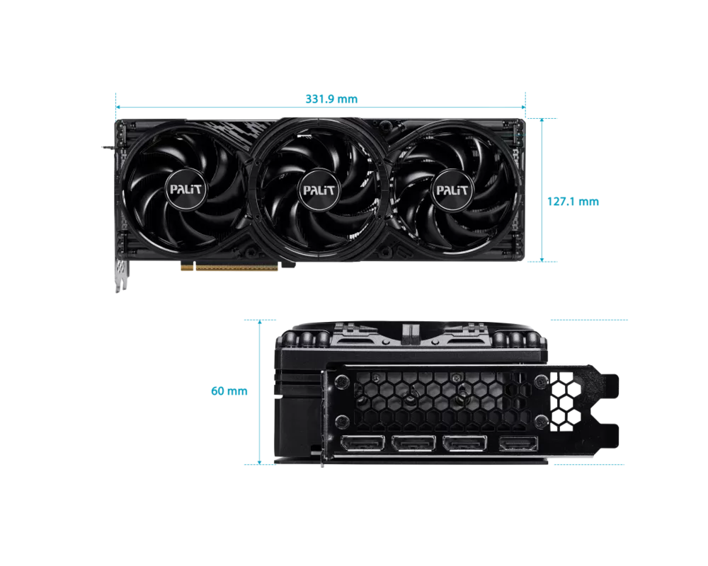 Видеокарта PALIT GeForce RTX 5070 Ti GamingPro 16GB GDDR7 256 bit 14