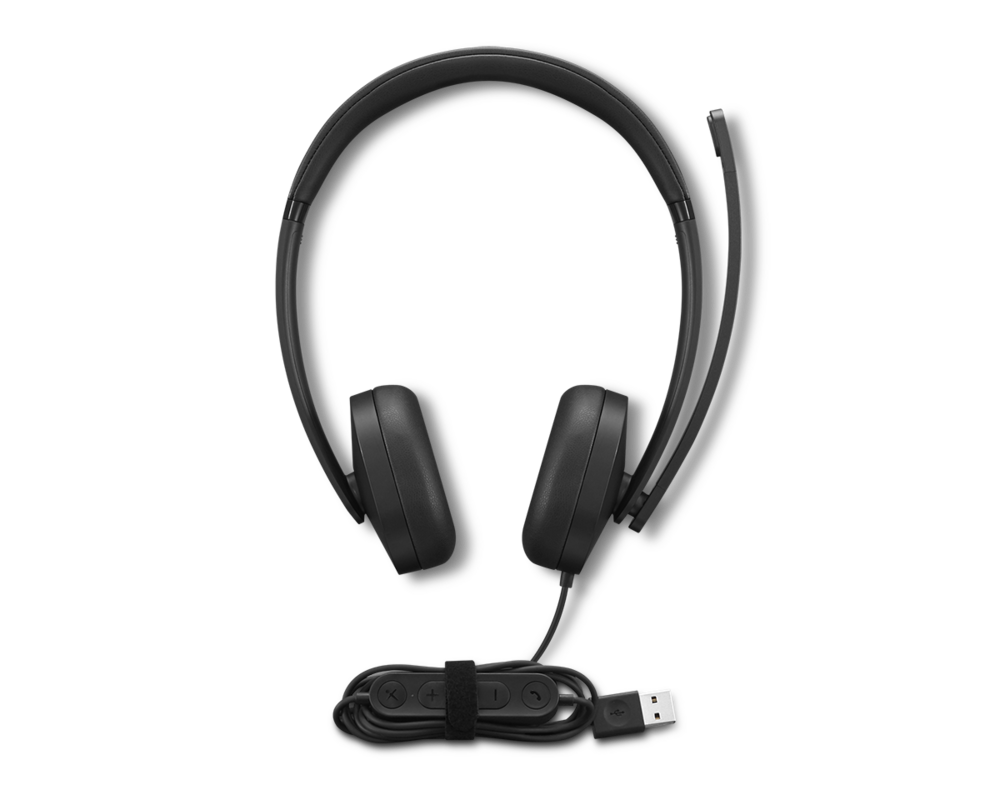 Слушалки Lenovo USB-A Wired Stereo Headset Gen 2 8