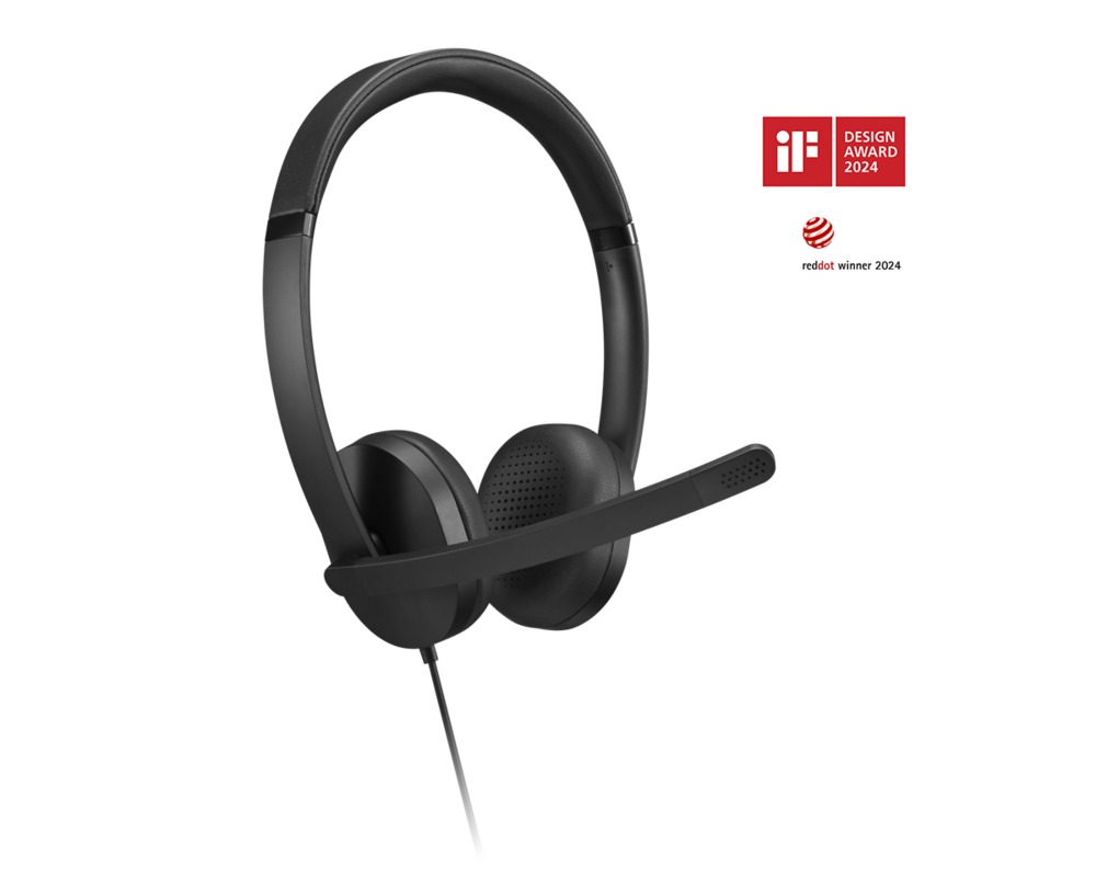 Слушалки Lenovo USB-A Wired Stereo Headset Gen 2 2