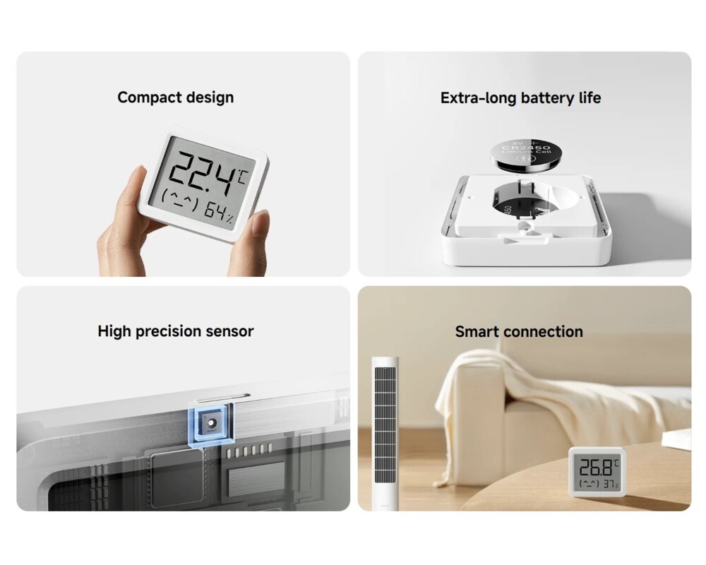 Smart Home Xiaomi Smart Температура и Влагомер 3 Mini 3