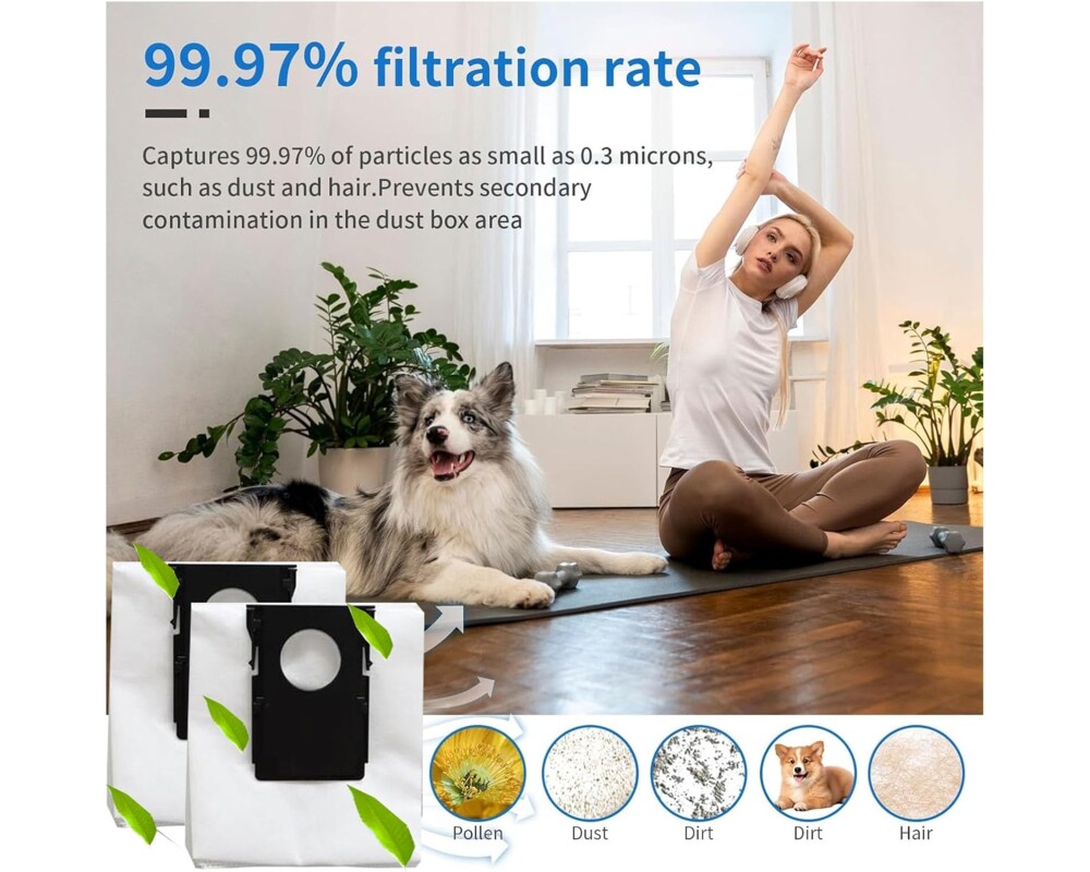Аксесоар за прахосмукачки EUREKA Robotic Vacuum Cleaner J20 -  Dust bags 3