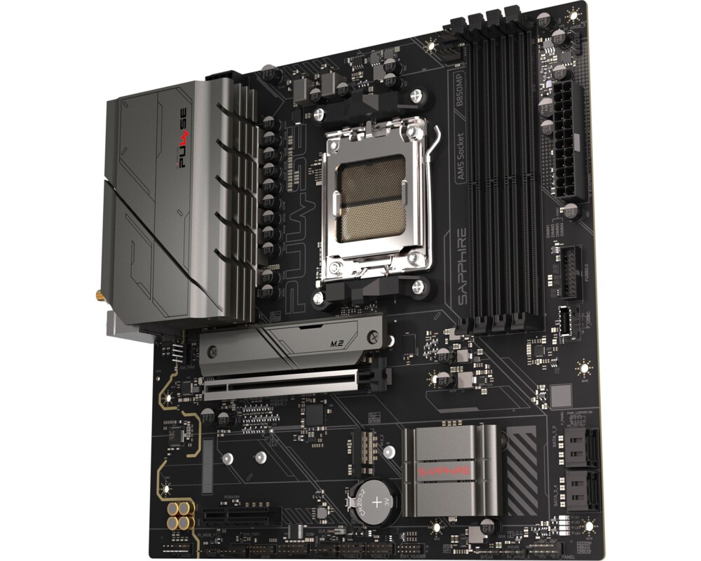 Дънна платка SAPPHIRE AMD B850M AM5 PULSE Ryzen R9/R7/R5 3
