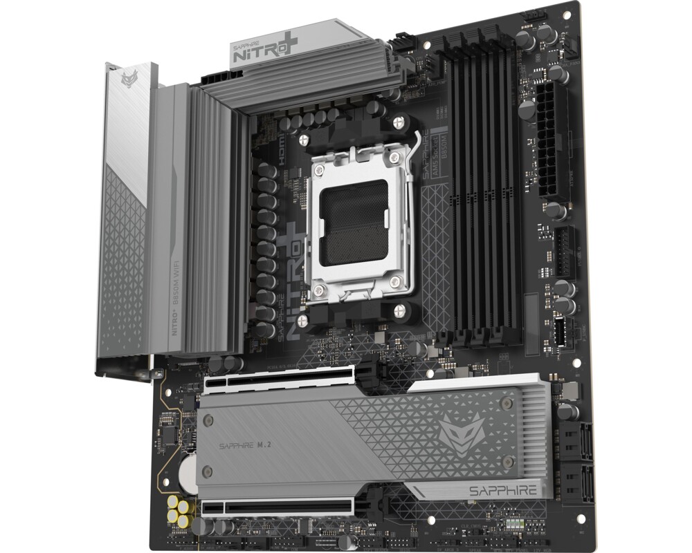 Дънна платка SAPPHIRE AMD B850M AM5 NITRO+ Ryzen R9/R7/R5 3