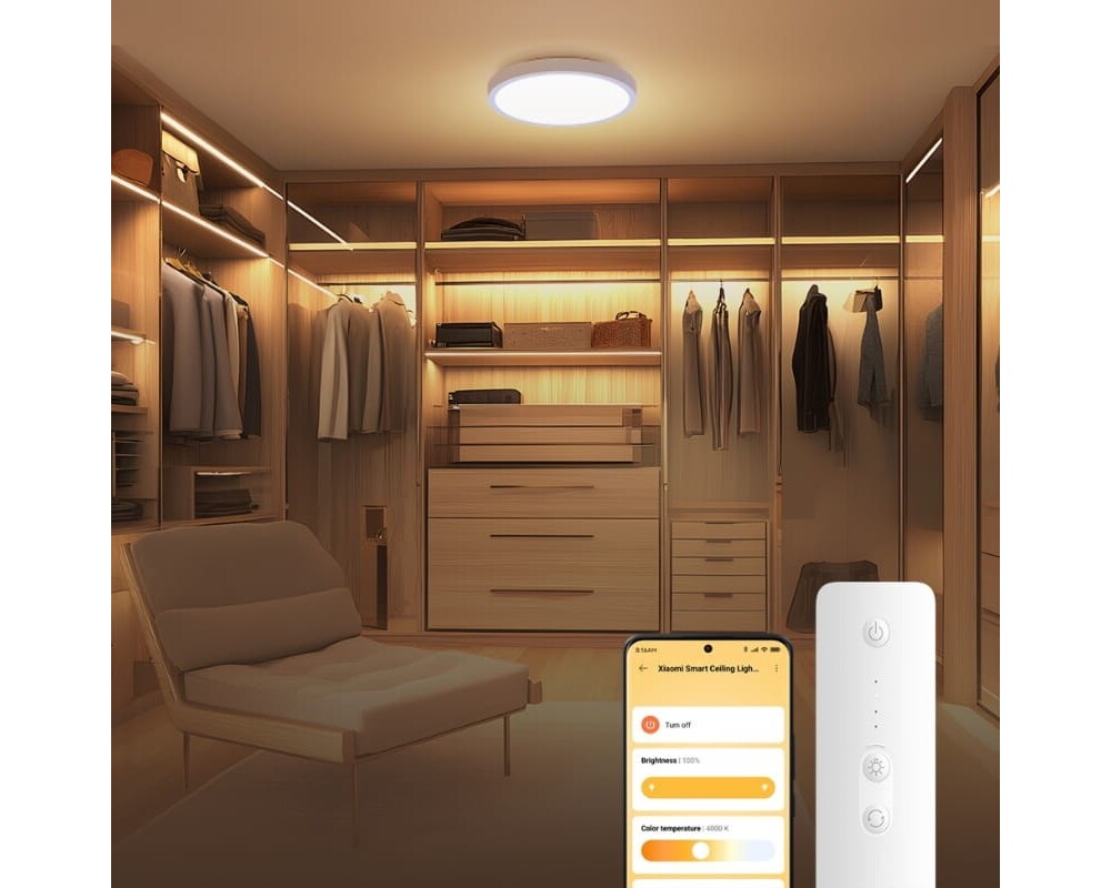 Smart осветително тяло Xiaomi Smart Ceiling Light D20 6