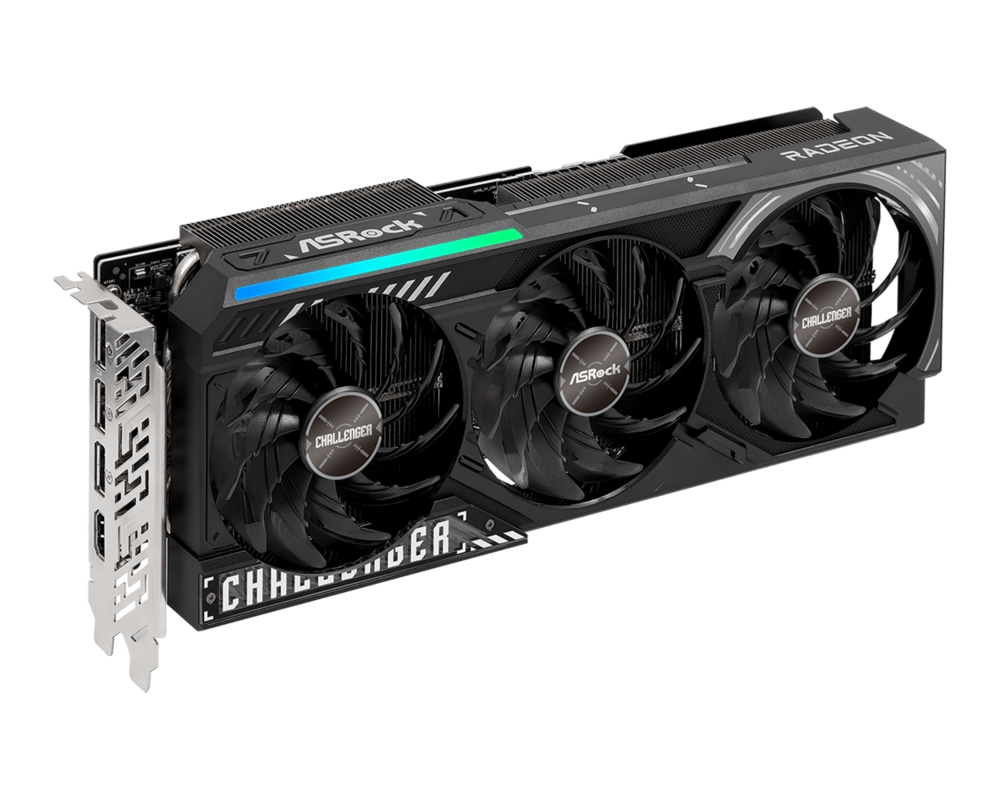 Видеокарта ASROCK AMD Radeon RX 9070 XT Challenger 16GB GDDR6 256-bit 3