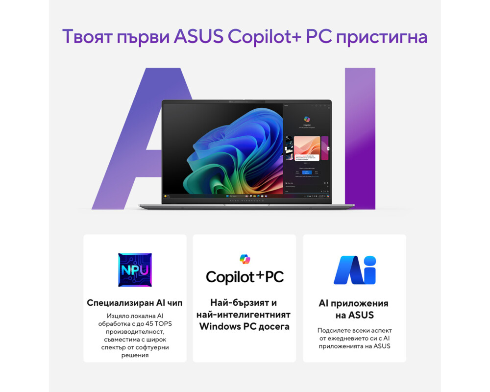 Лаптоп ASUS Vivobook S 15 OLED S5507QA-MA067W 12