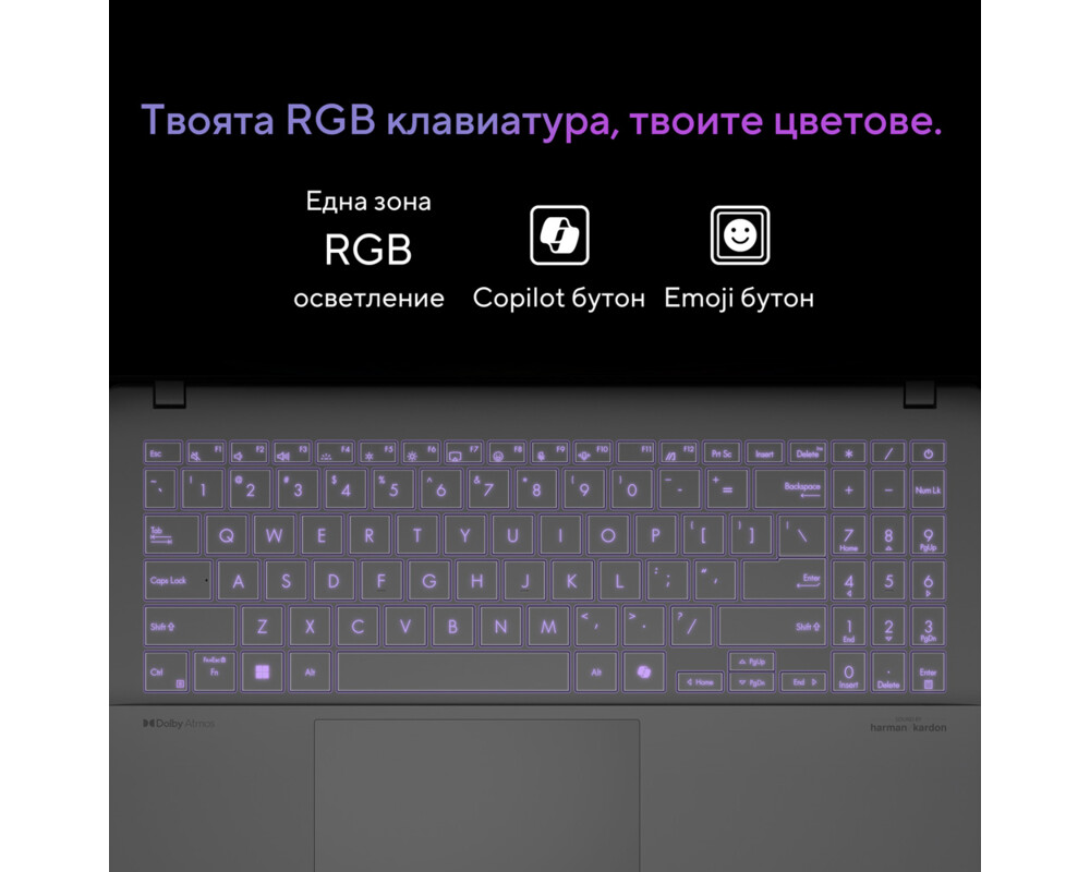 Лаптоп ASUS Vivobook S 15 OLED S5507QA-MA067W 15