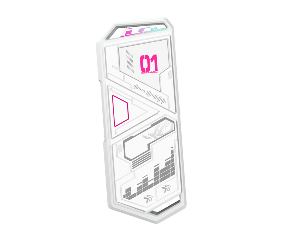 Аксесоар за съхранение Външна кутия за SSD M.2 NVMe ASUS ROG Strix Arion Hatsune Miku Edition 3