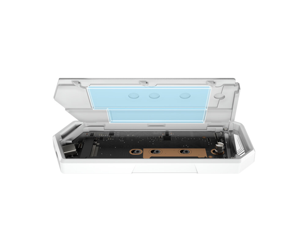 Аксесоар за съхранение Външна кутия за SSD M.2 NVMe ASUS ROG Strix Arion Hatsune Miku Edition 9