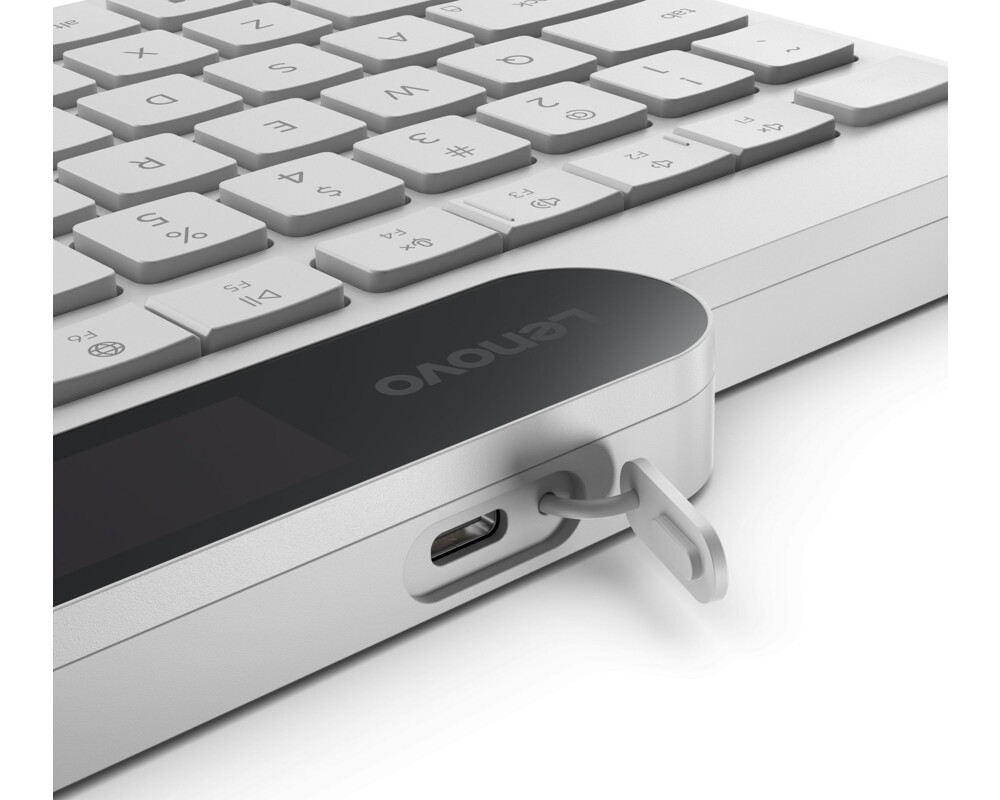 Клавиатура Lenovo 800 Self-Charging Bluetooth Keyboard-US Euro103P 4